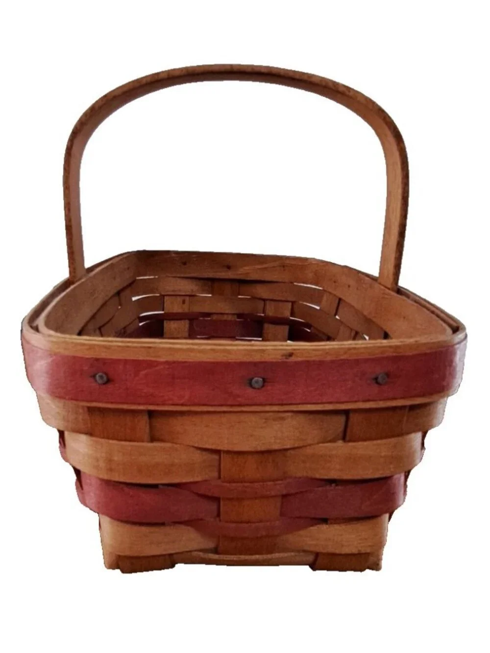 Longaberger 1990 Christmas Collection Gingerbread Basket Signed Handwoven